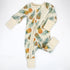 Organic Cotton Baby Pajamas 2-Way Zip Front Zipper Sleeper, Aloha Organic Earthy Clothing